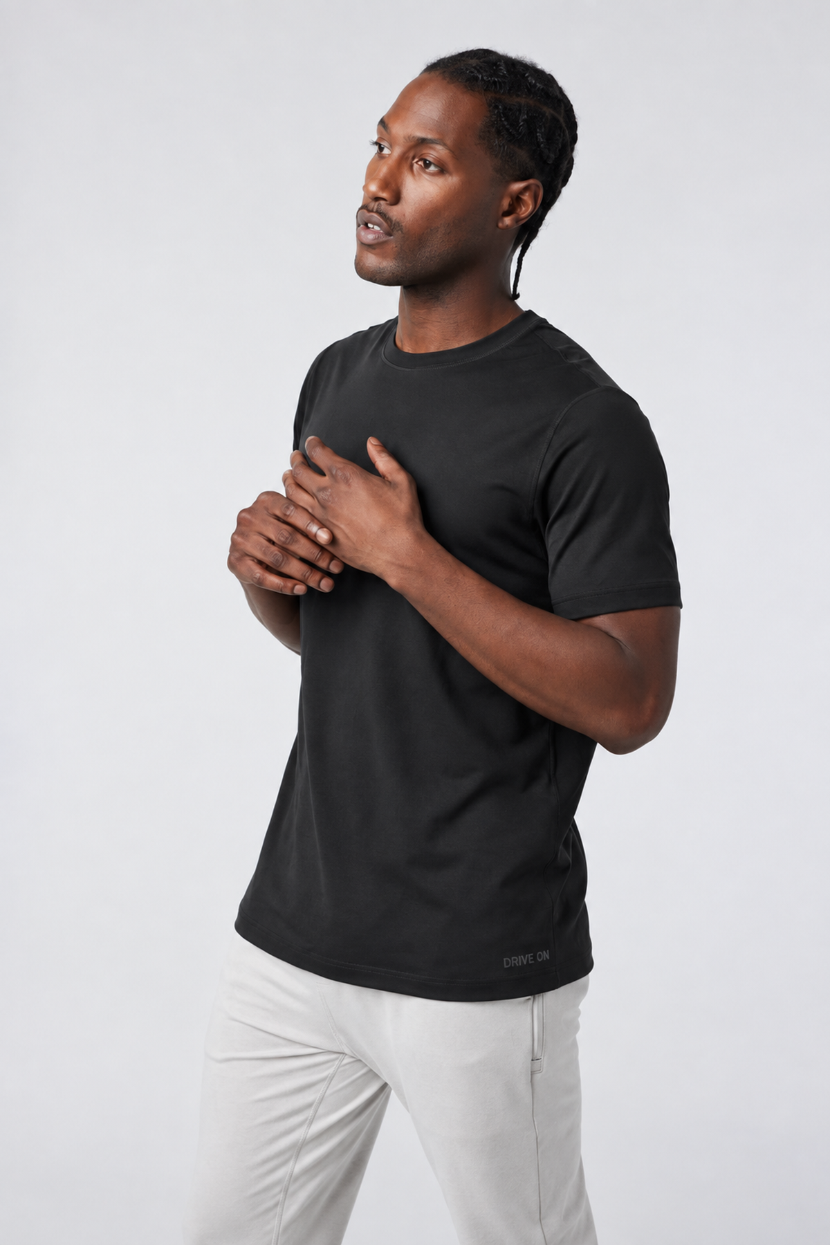 Latitude Short-Sleeve Performance Tee - Black