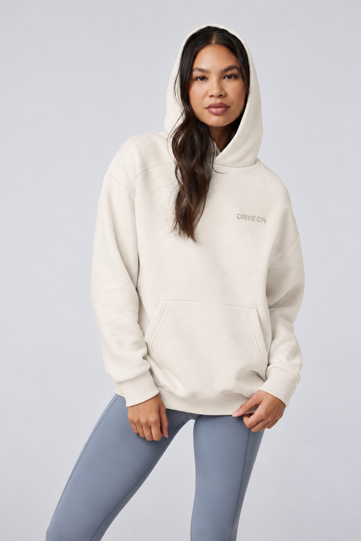 Vector Oversized Hoodie - Ecru