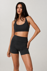 Cadence Movement Bra - Black Heather