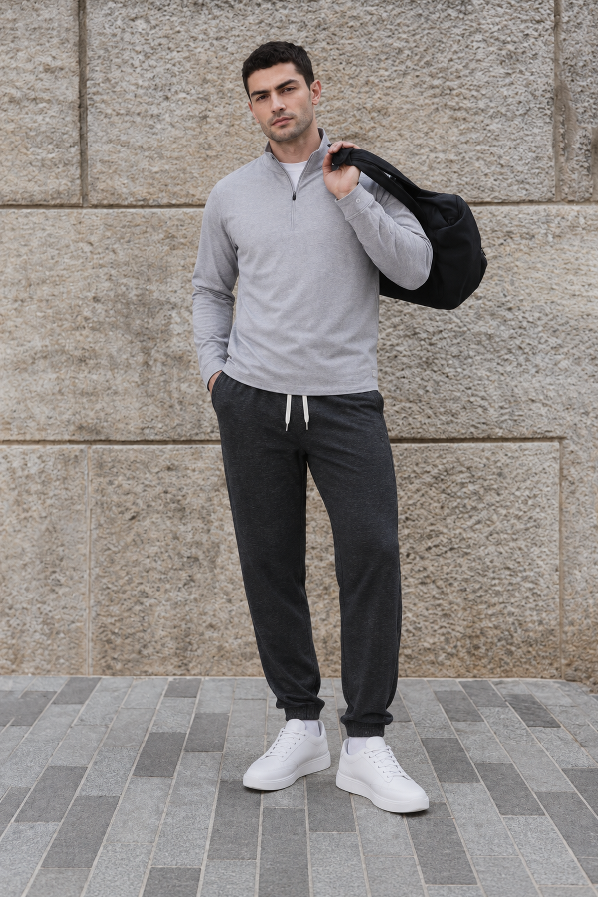 Beacon Classic Sweatpant - Black Heather