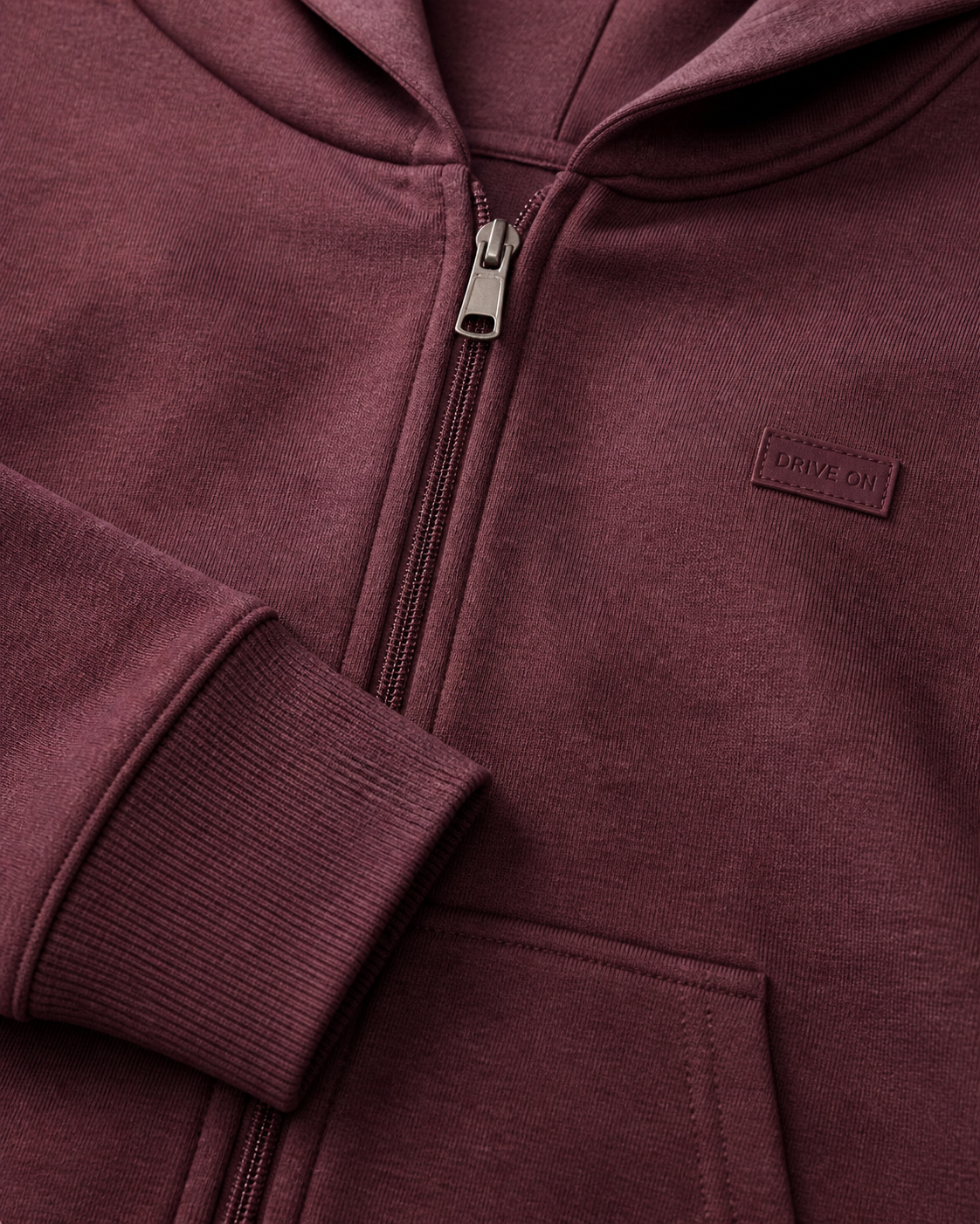 Ember Full-Zip Hoodie - Sangria Heather