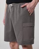 Compass Way Classic-Fit Training Short - Warm Grey Heather