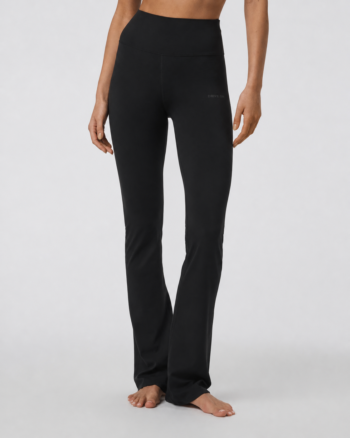 Pivot Mark Flare Slim Long-Length Everyday Pant - Black