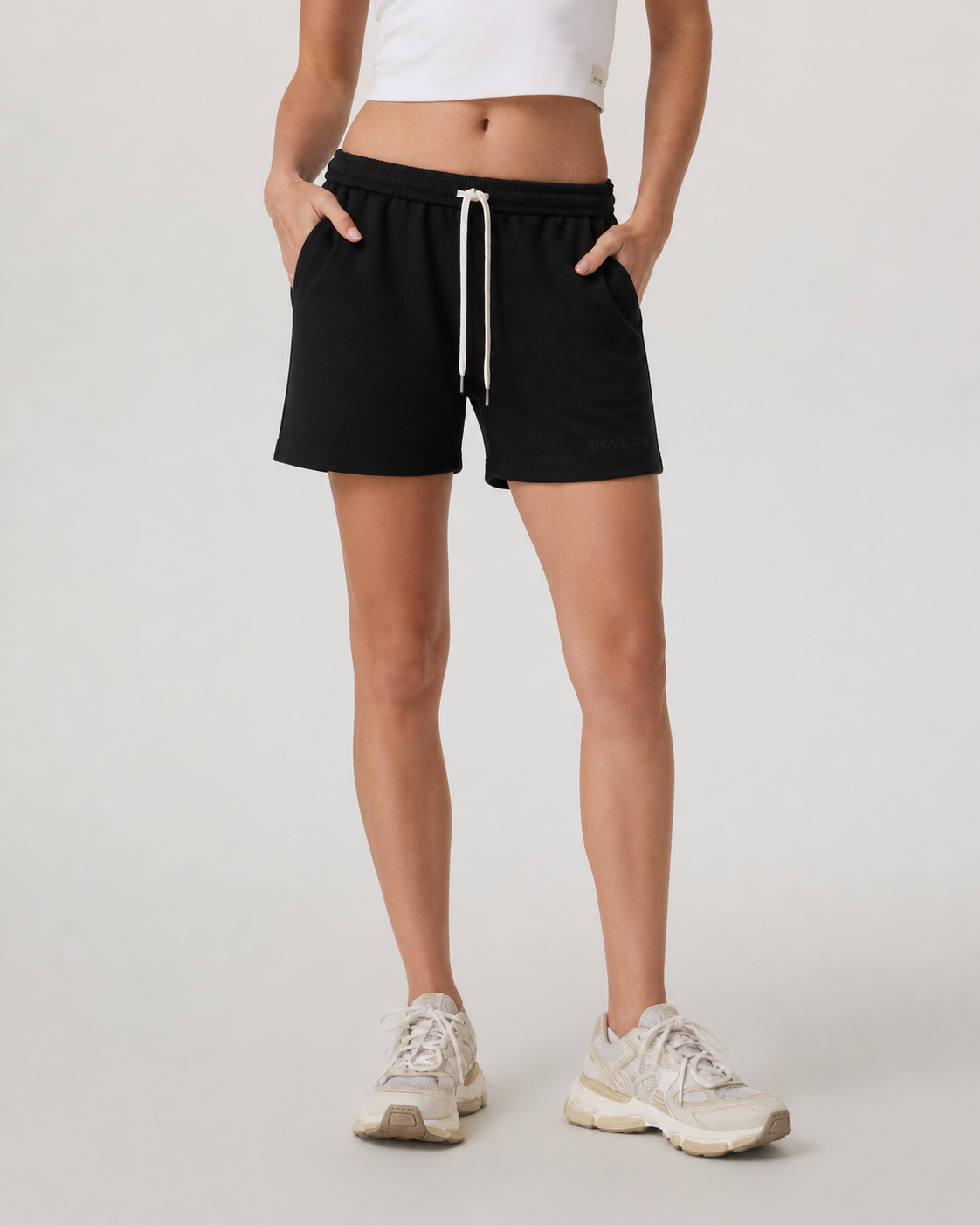 Pivot Straight-Leg Short-Length Sweatpant - Black