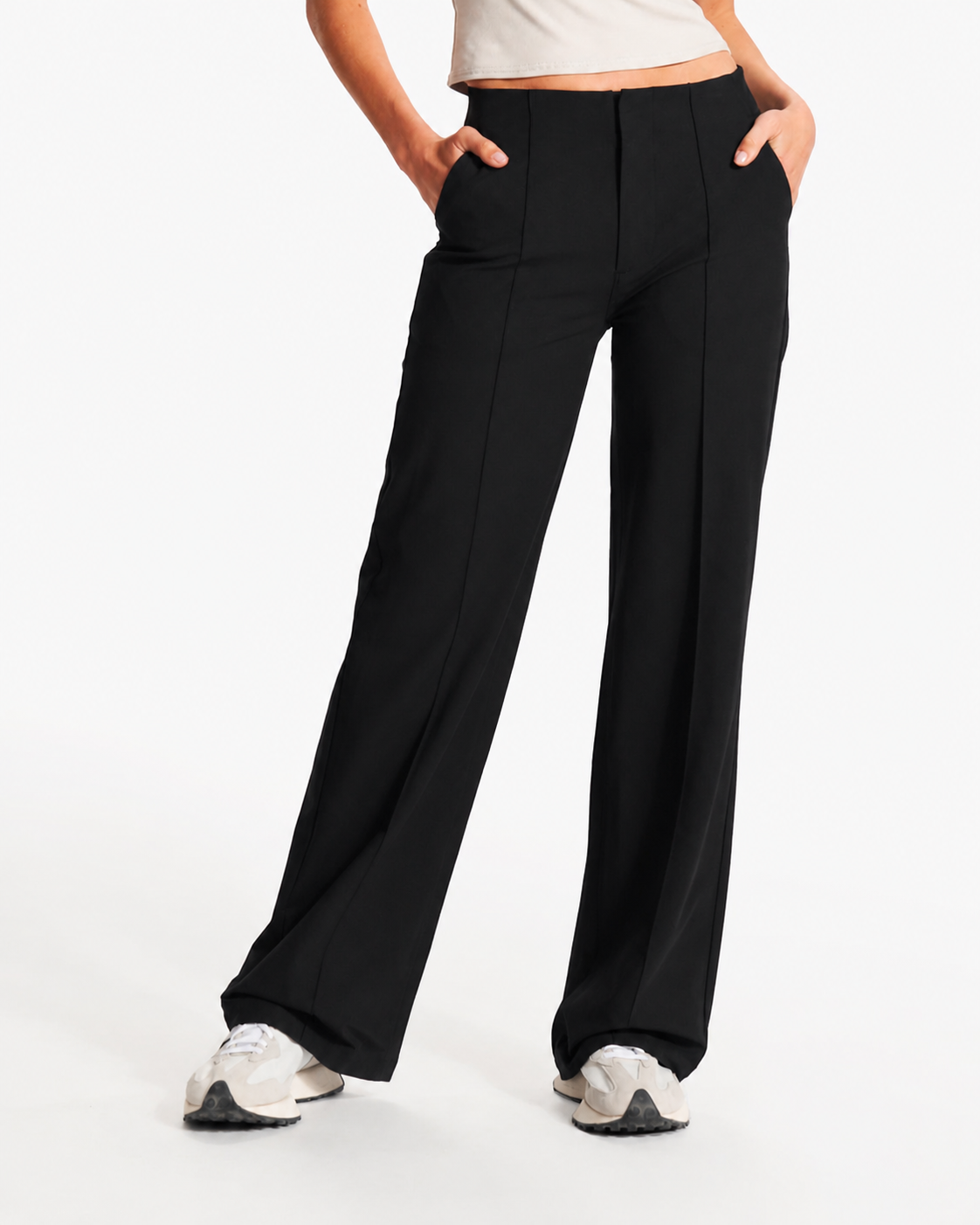 Vector Way Wide-Leg Everyday Pant - Black
