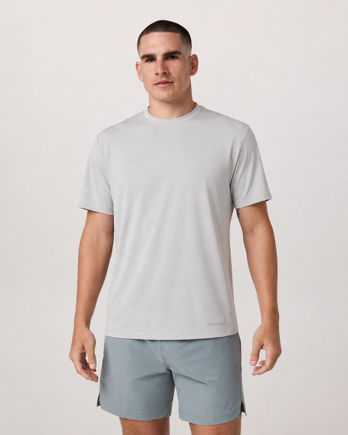 Relay Pro 2.0 Short-Sleeve Performance Tee - Sky Grey