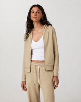Pivot Mini Full-Zip Hoodie - Khaki Heather