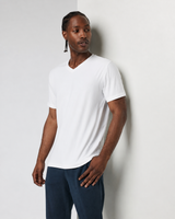 Axiom V-Neck Top - White
