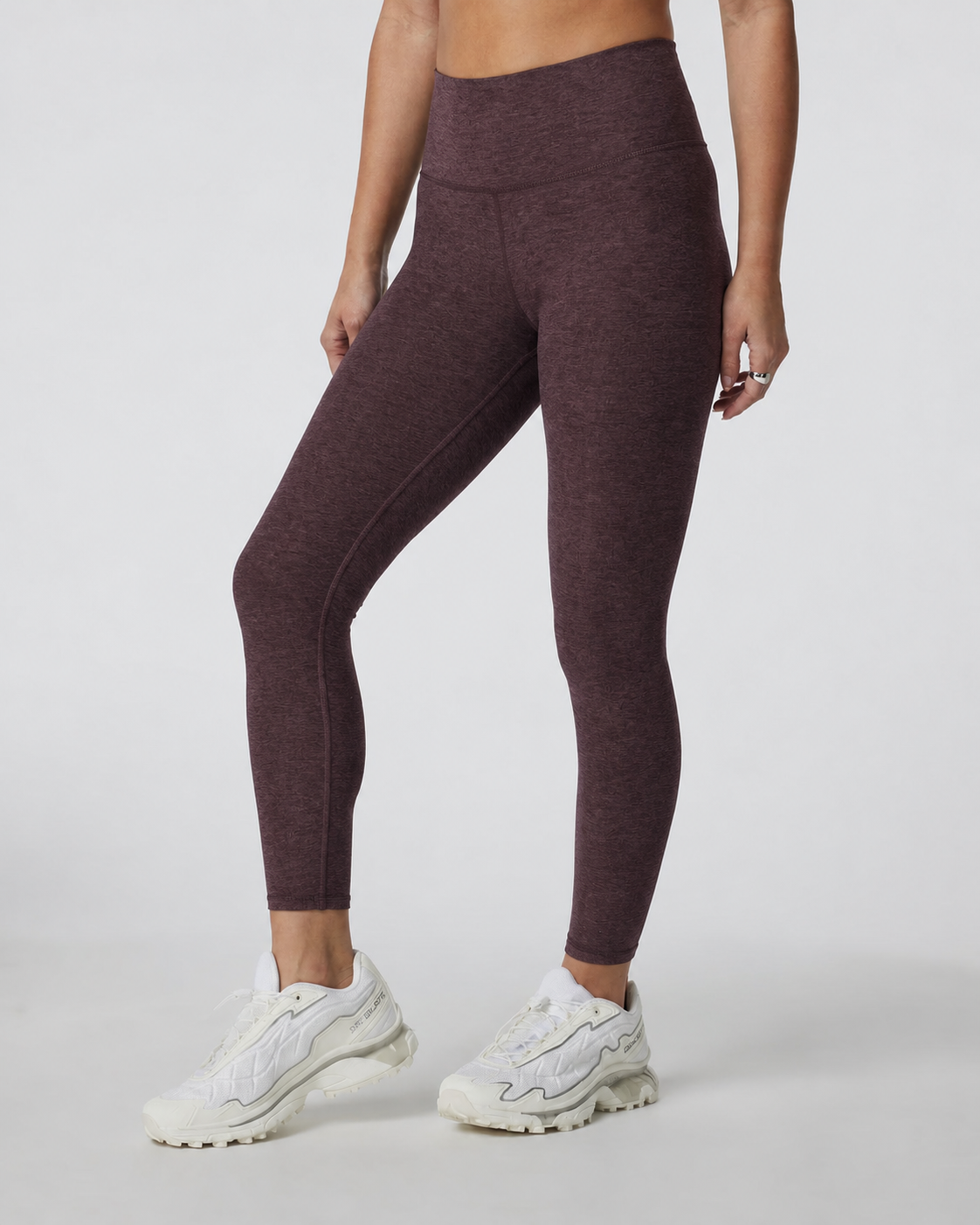 Brio Short-Length Training Legging - Raisin Heather