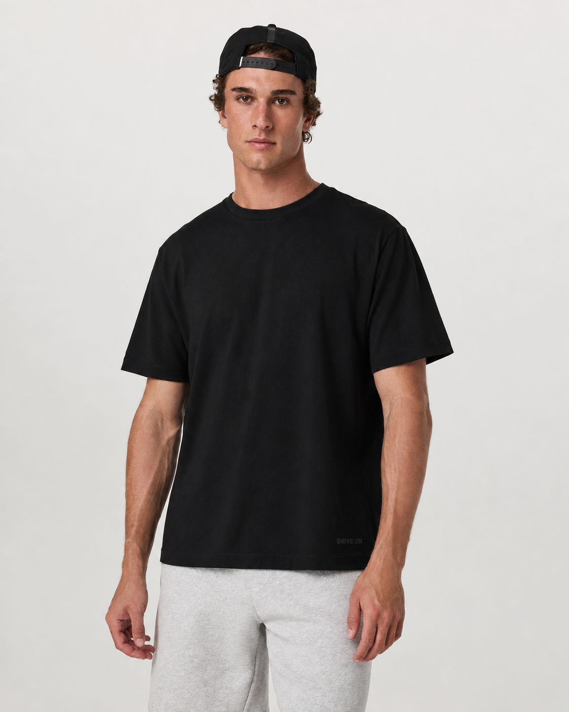 Rowan Short-Sleeve Relaxed-Fit Everyday Tee - Black