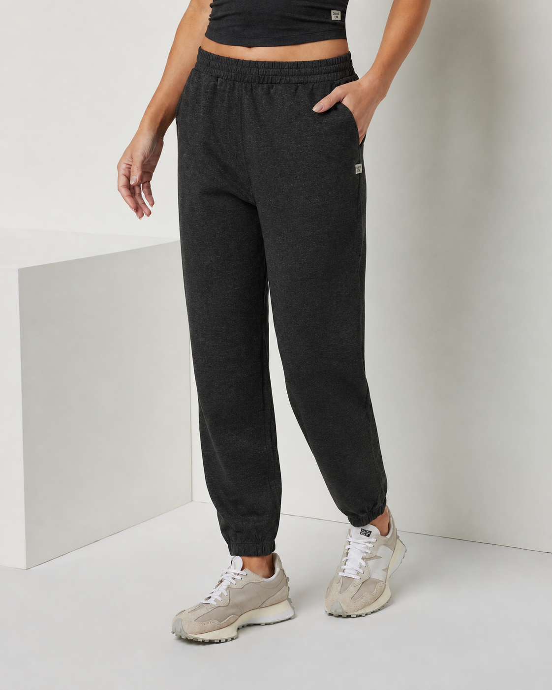 Orbit Boyfriend Everyday Jogger - Black Heather