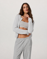 Alto Everyday Cardigan - Pale Grey Heather