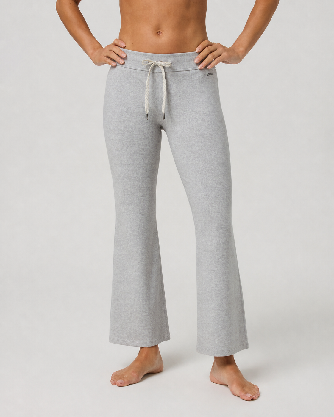 Prime Way Flare Slim Everyday Pant - Pale Grey Heather