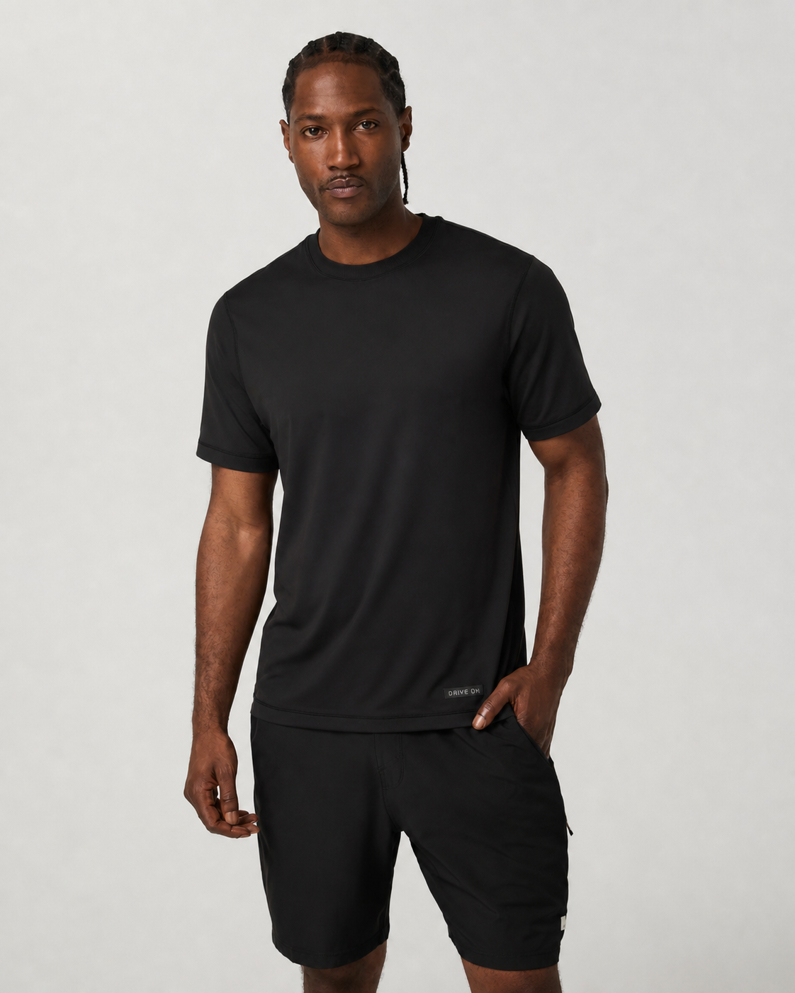 Latitude Short-Sleeve Performance Tee - Black