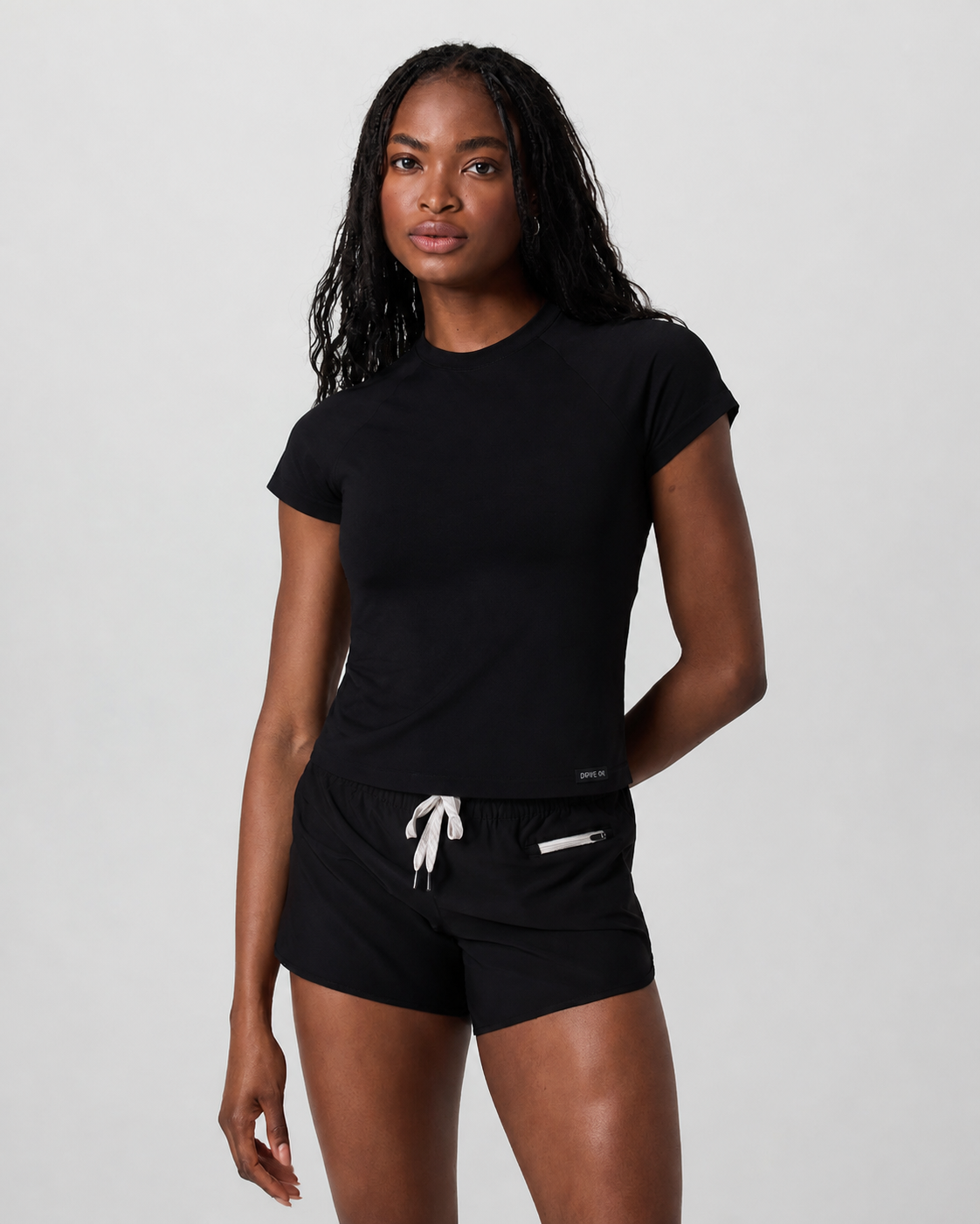 Nexus Line Short-Sleeve Everyday Tee - Black