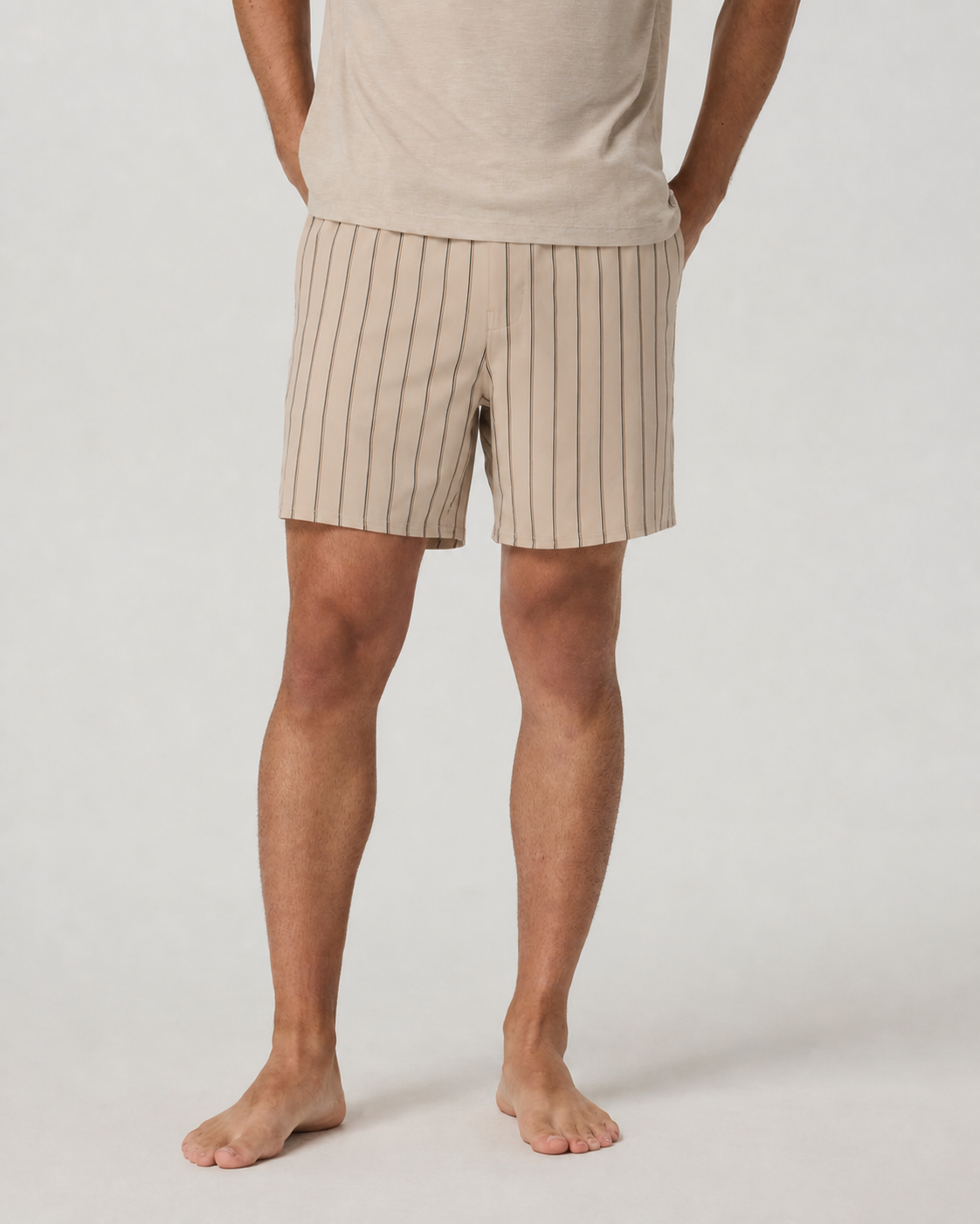 Beacon Everyday Short - Sandalwood Stripe