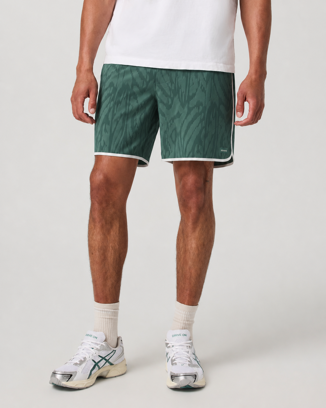 Delta 7-Inch Everyday Short - Agate Green Mirage