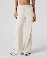 Meridian Mark Wide-Leg Long-Length Everyday Pant - Bleached Sand