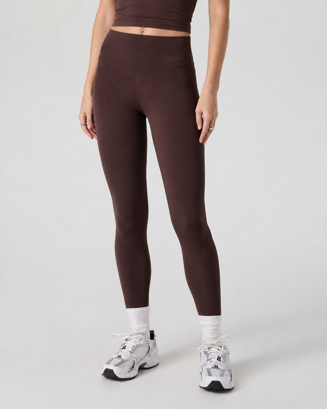 Rally Training Legging - French Roast Tonal