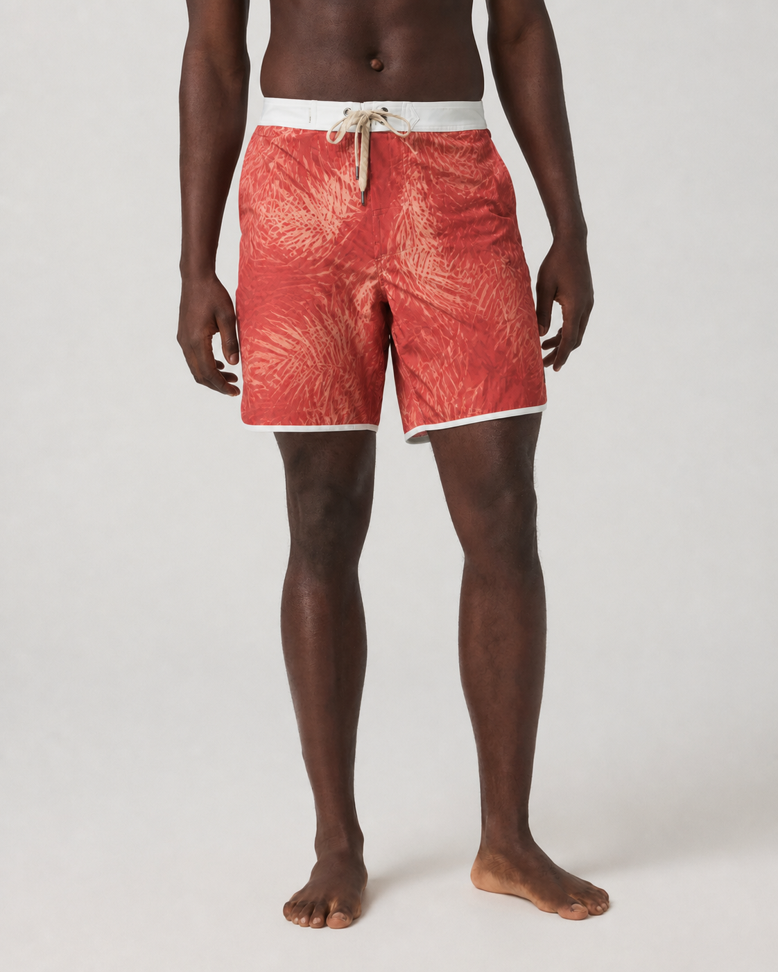 Axiom 7-Inch Boardshort - Vintage Red Palm Shadow