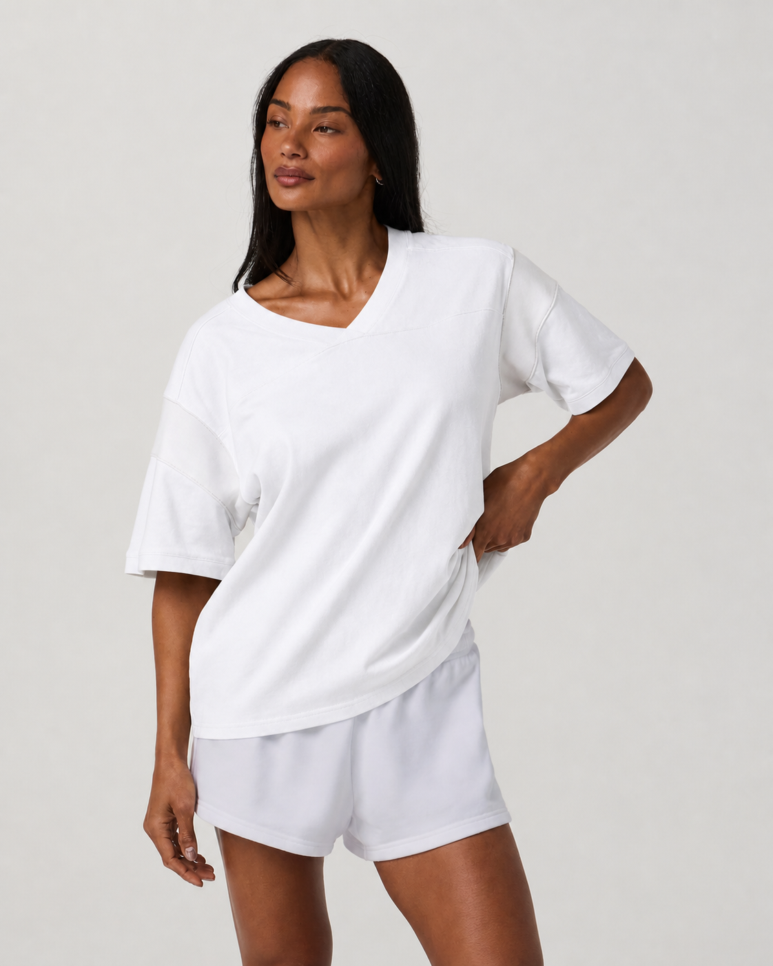 Compass Line Everyday Tee - White