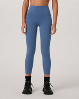 Vector Short-Length Training Legging - Riviera Blue, view 1 of 4