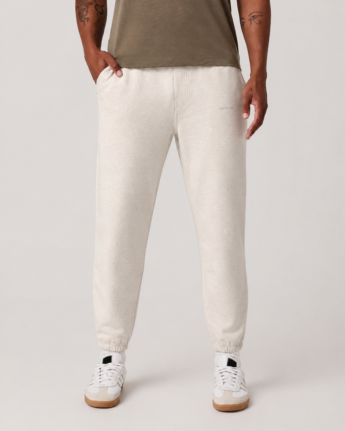 Brio Sweatpant - Ivory Heather