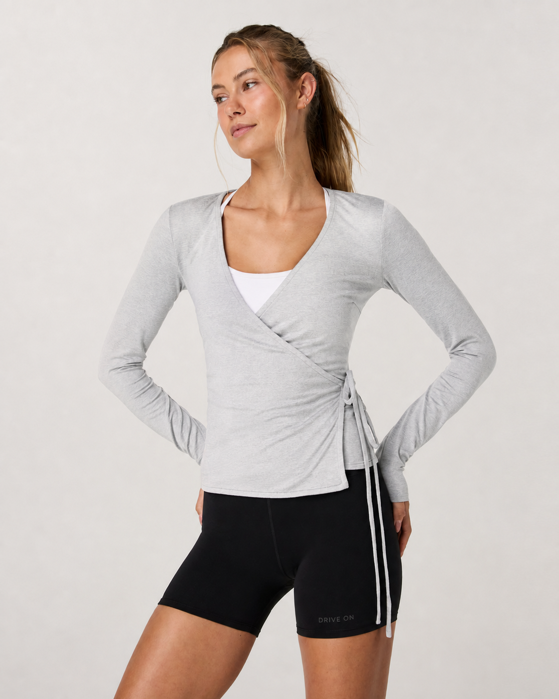 Delta Long-Sleeve Top - Coastal Fog Heather