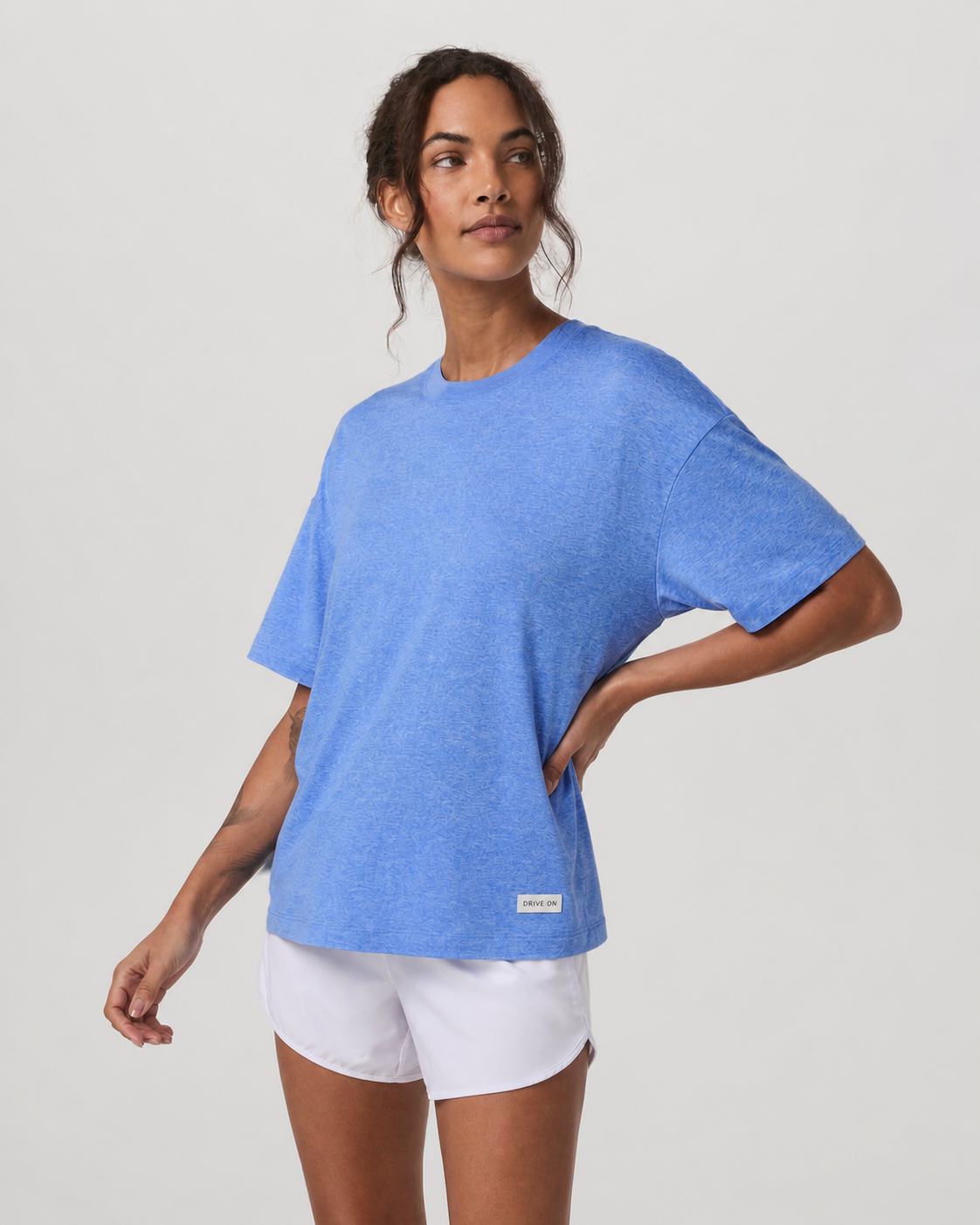 Beacon Line Everyday Tee - Riviera Blue Heather