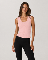 Meridian Scoop-Neck Everyday Tank - Sunset Pink Heather