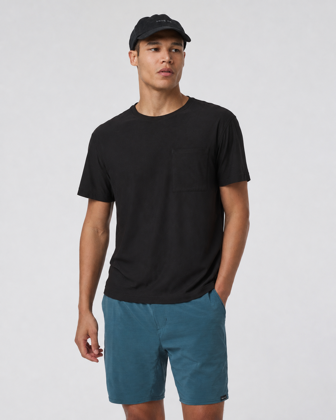 North Short-Sleeve Relaxed-Fit Everyday Tee - Black