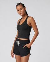 Cedar 2.0 Cropped Top - Black Heather