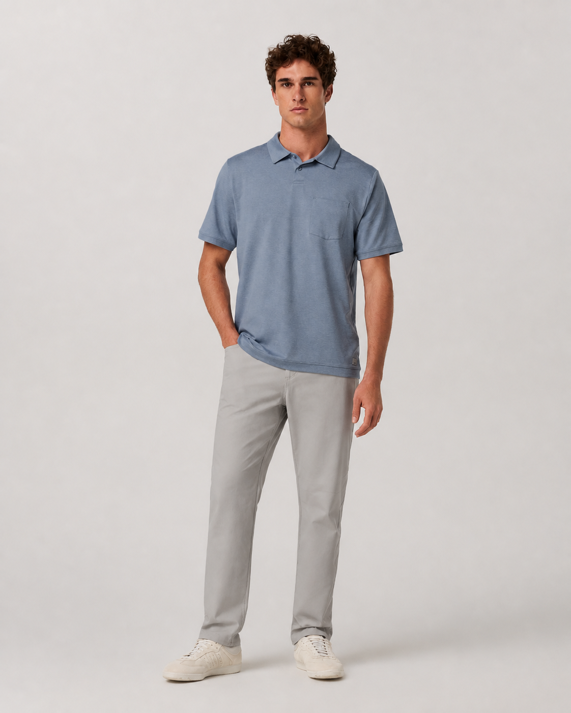 Axiom Line 32-Inch Classic-Fit Everyday Pant - Winter Grey