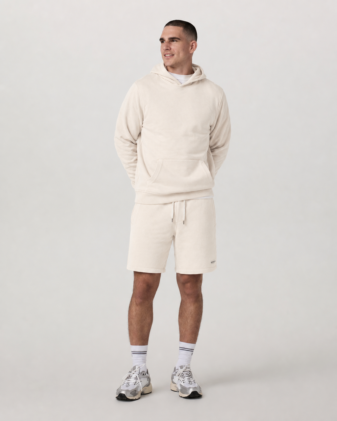 Brio Way 8-Inch Coast Short - Buttermilk Heather