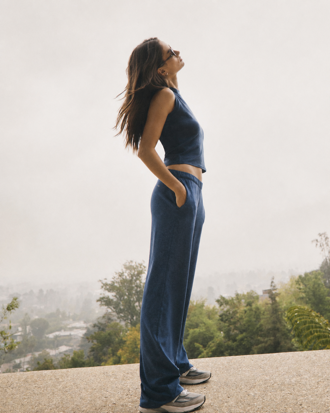 Morrow Way Straight-Leg Everyday Pant - Blue Coast Heather