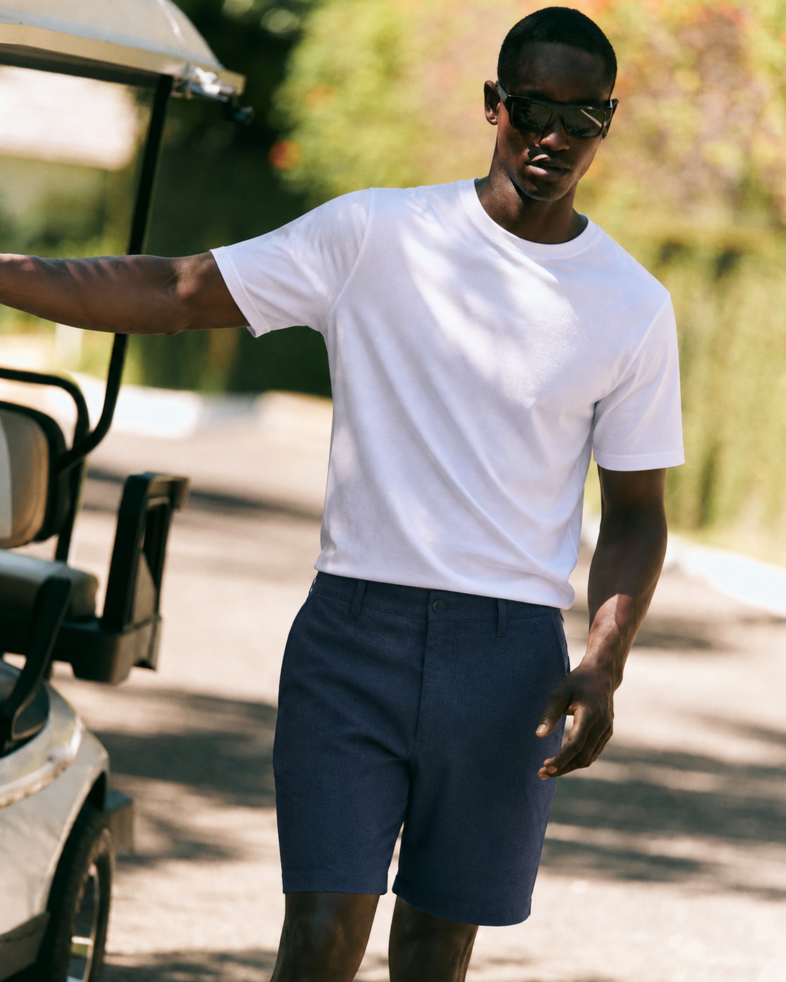Alder 7-Inch Everyday Short - Navy Linen Texture