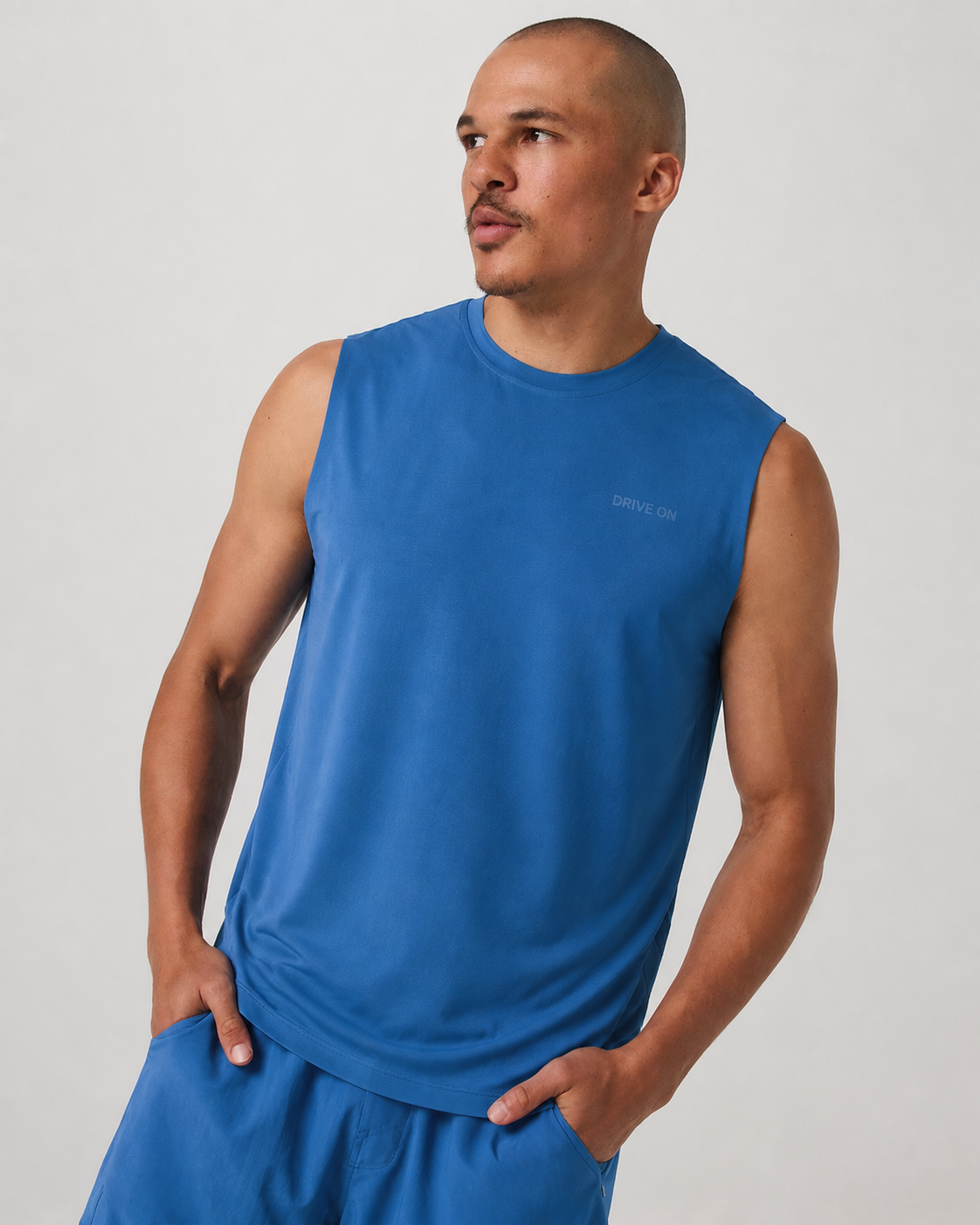 Brio 2.0 Sleeveless Everyday Tank - Court Blue