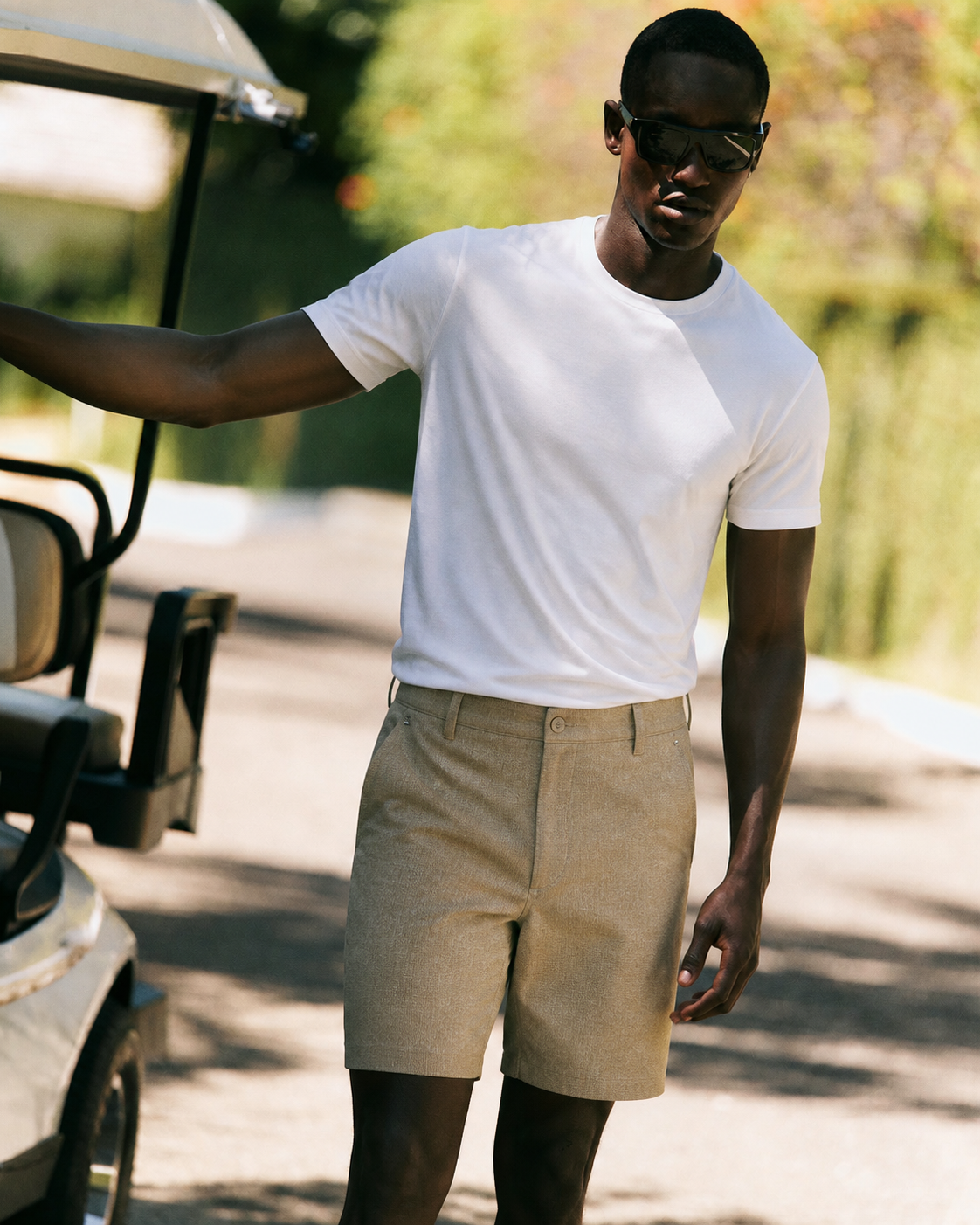 Alder 7-Inch Everyday Short - Khaki Linen Texture