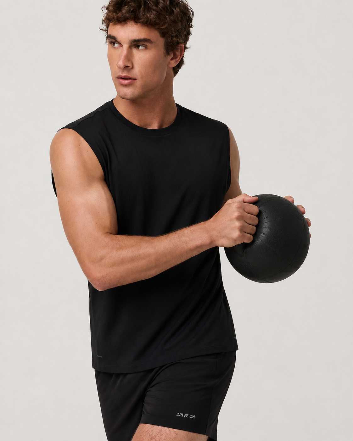 Axiom Sleeveless Everyday Tank - Black