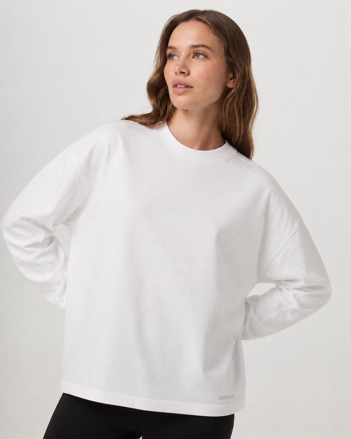 Flint Line Long-Sleeve Everyday Tee - White