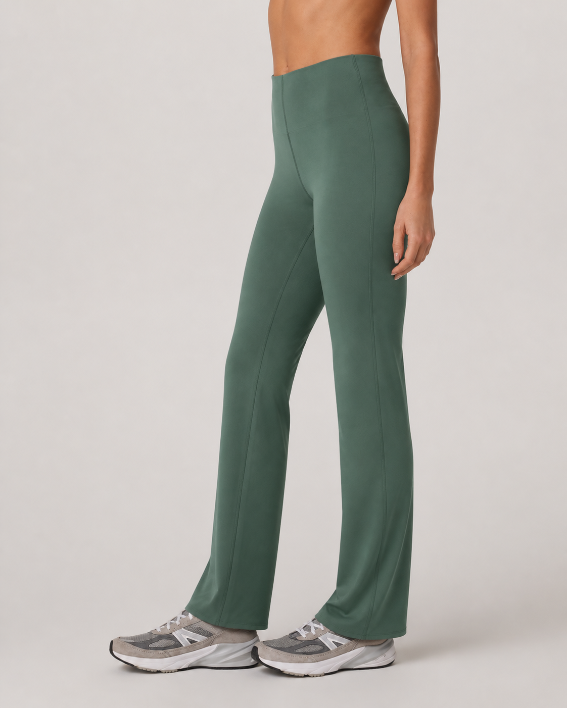 Rowan Mark Straight-Leg Short-Length Everyday Pant - Agate Green