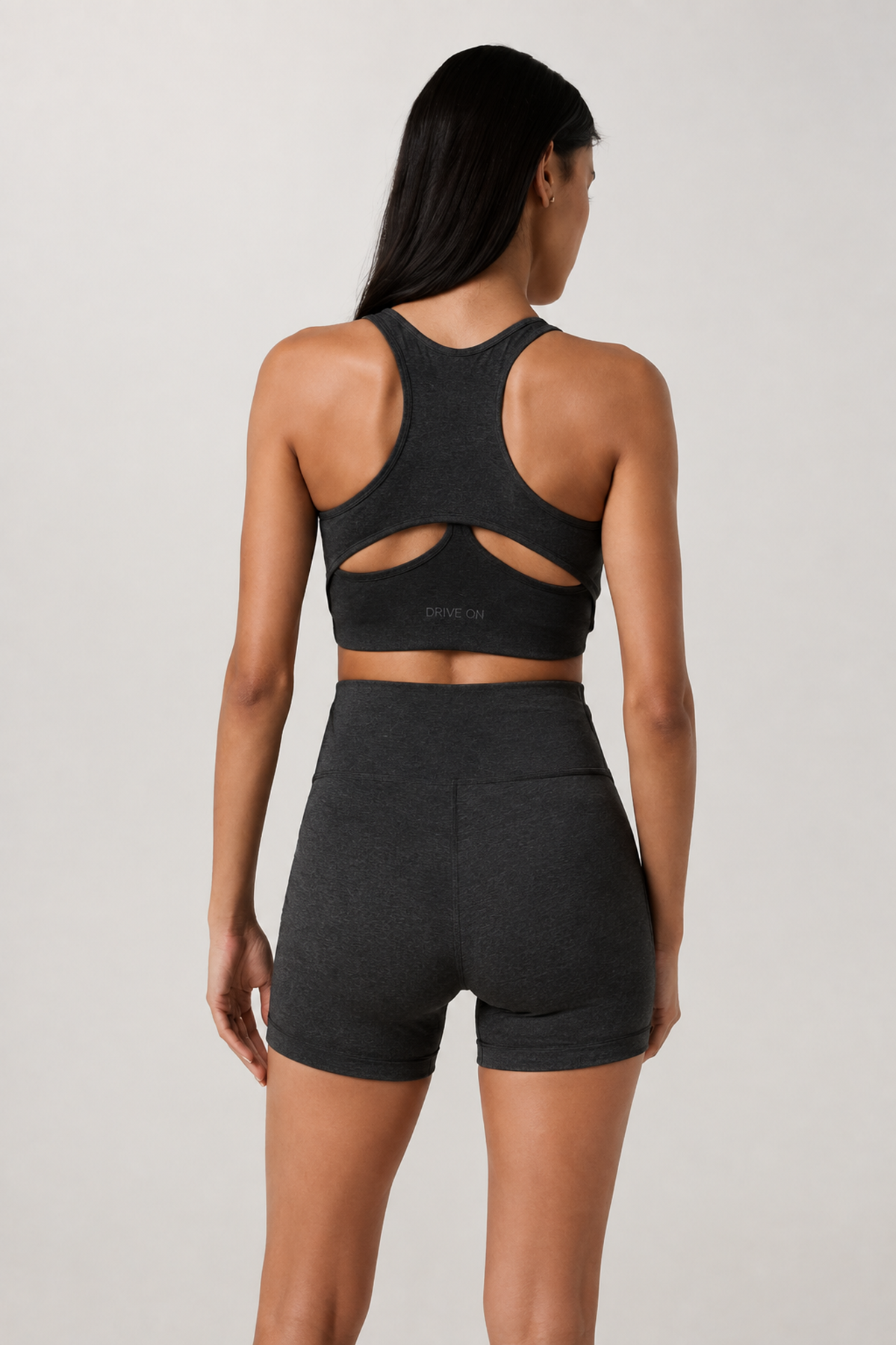 Cadence Movement Bra - Black Heather