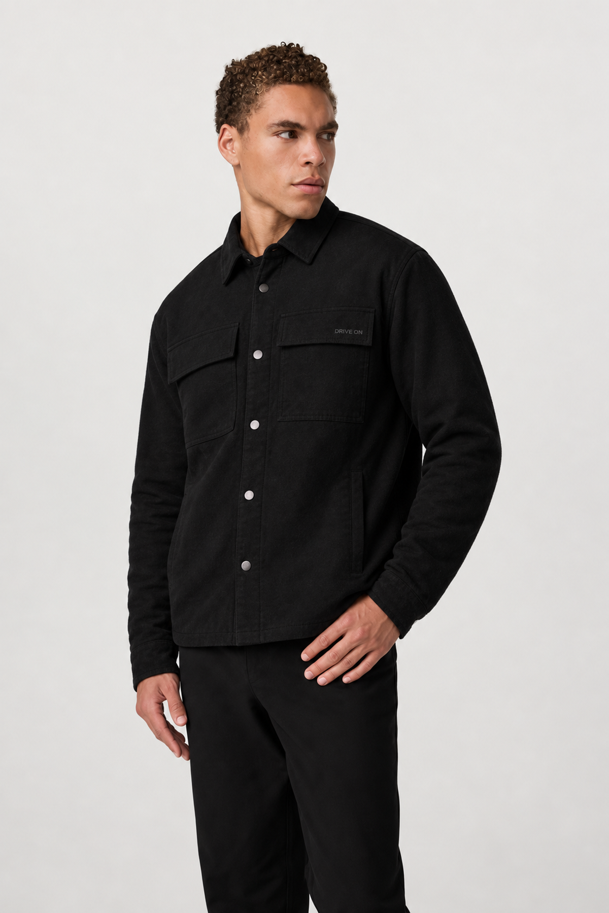 Vector Shirt Jacket - Black