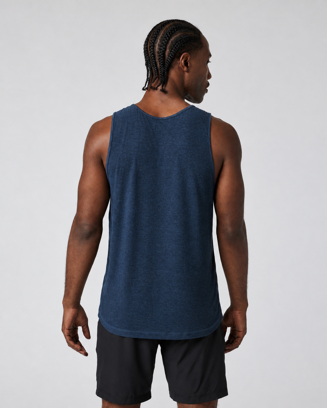 Cadence Performance Tank - Navy Heather