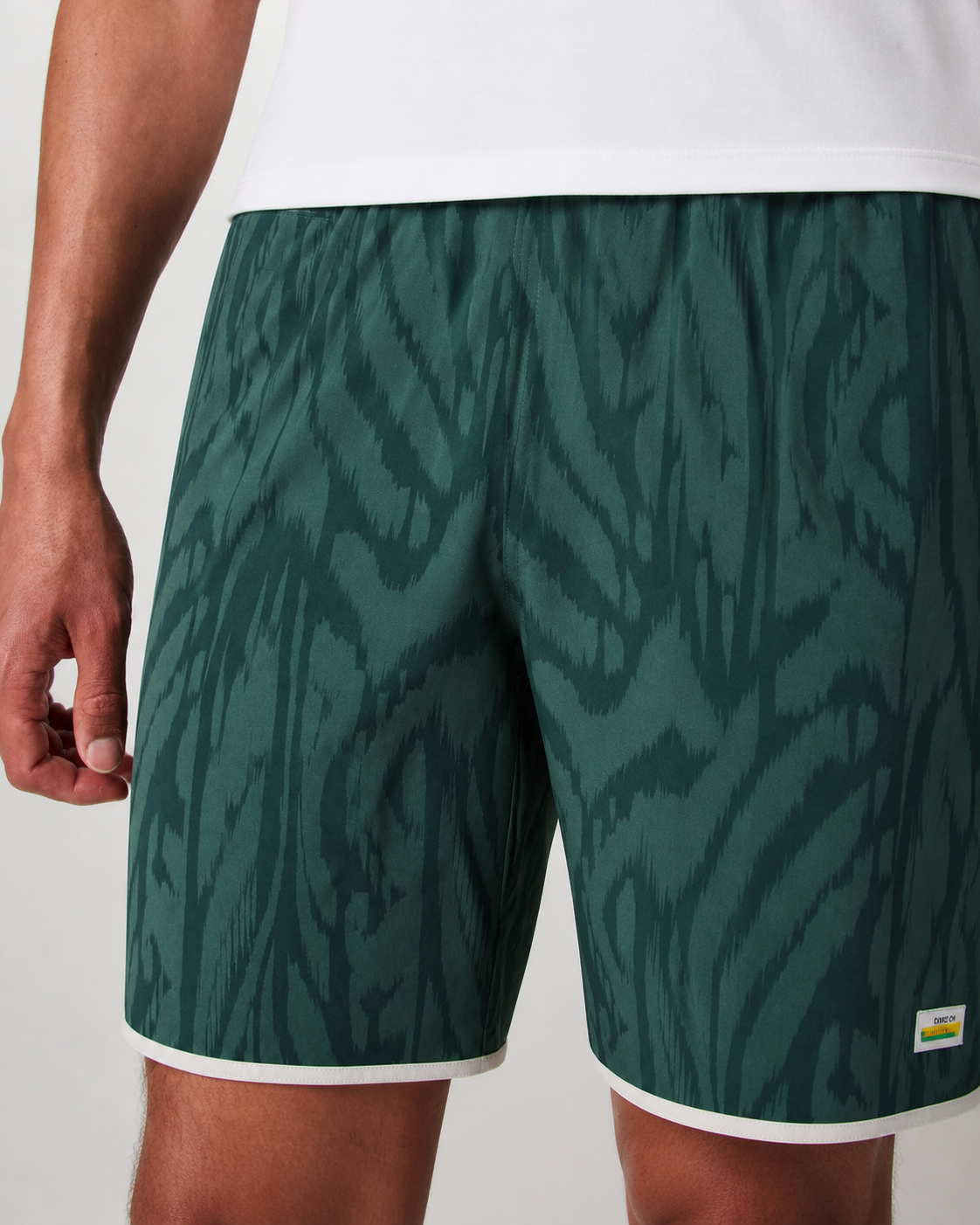Delta 7-Inch Everyday Short - Agate Green Mirage