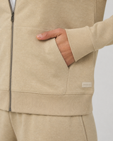 Pivot Mini Full-Zip Hoodie - Khaki Heather