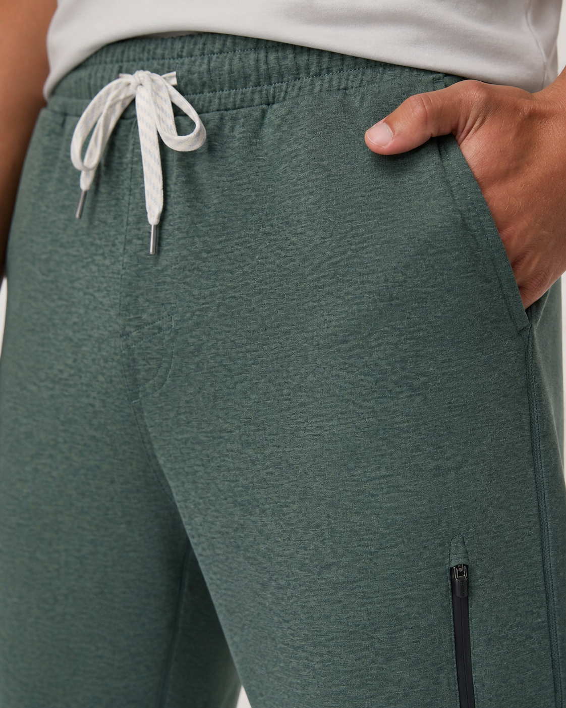 Kinetic Long-Length Training Jogger - Agate Green Heather