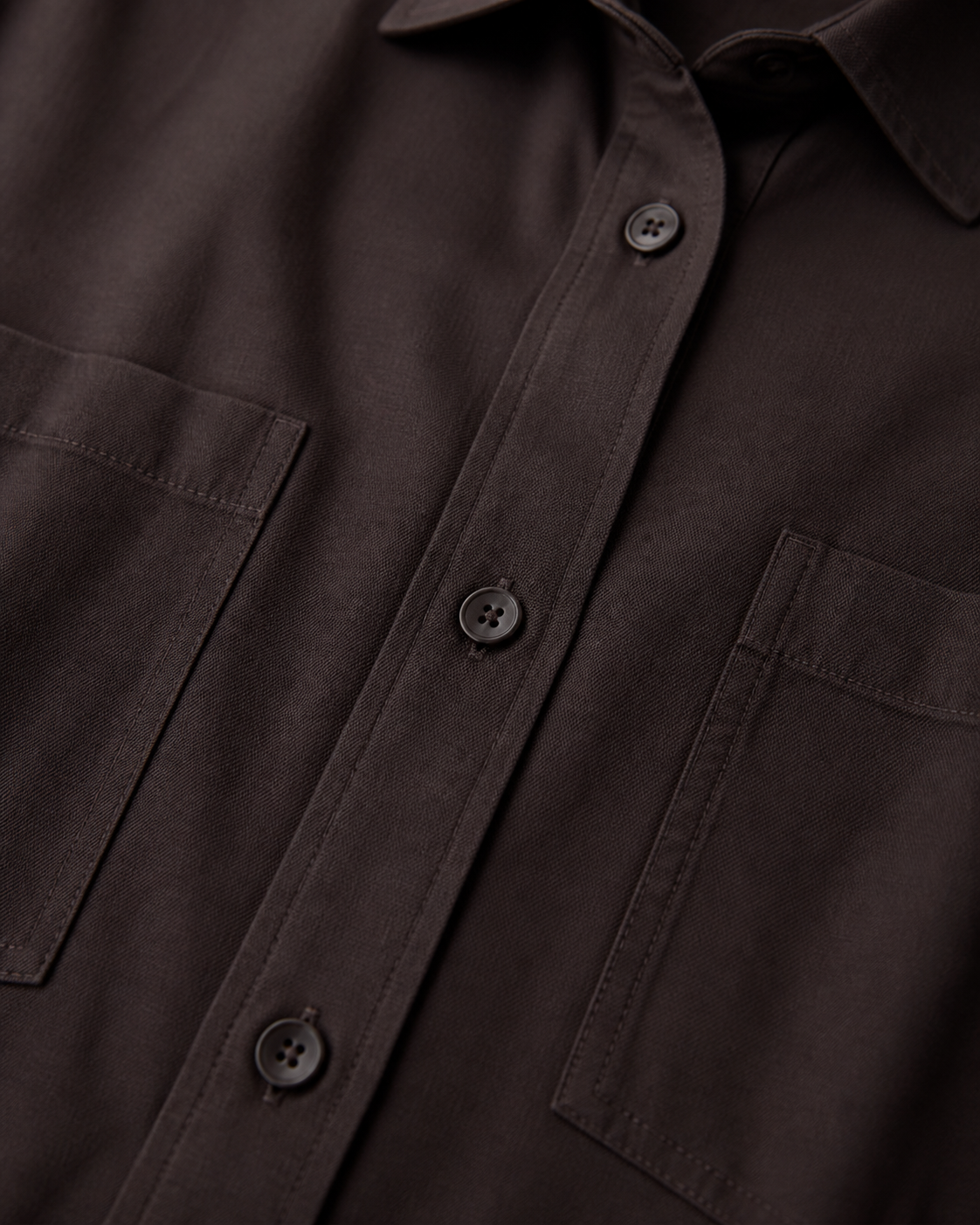 Orbit Button-Up Shirt - French Roast