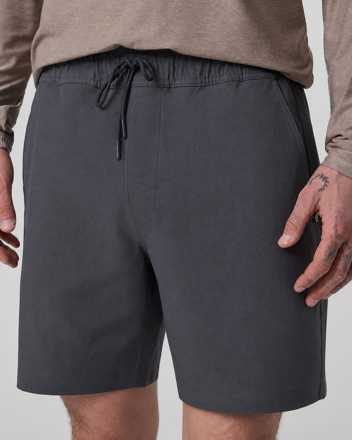 Harbor Classic-Fit Everyday Short - Charcoal