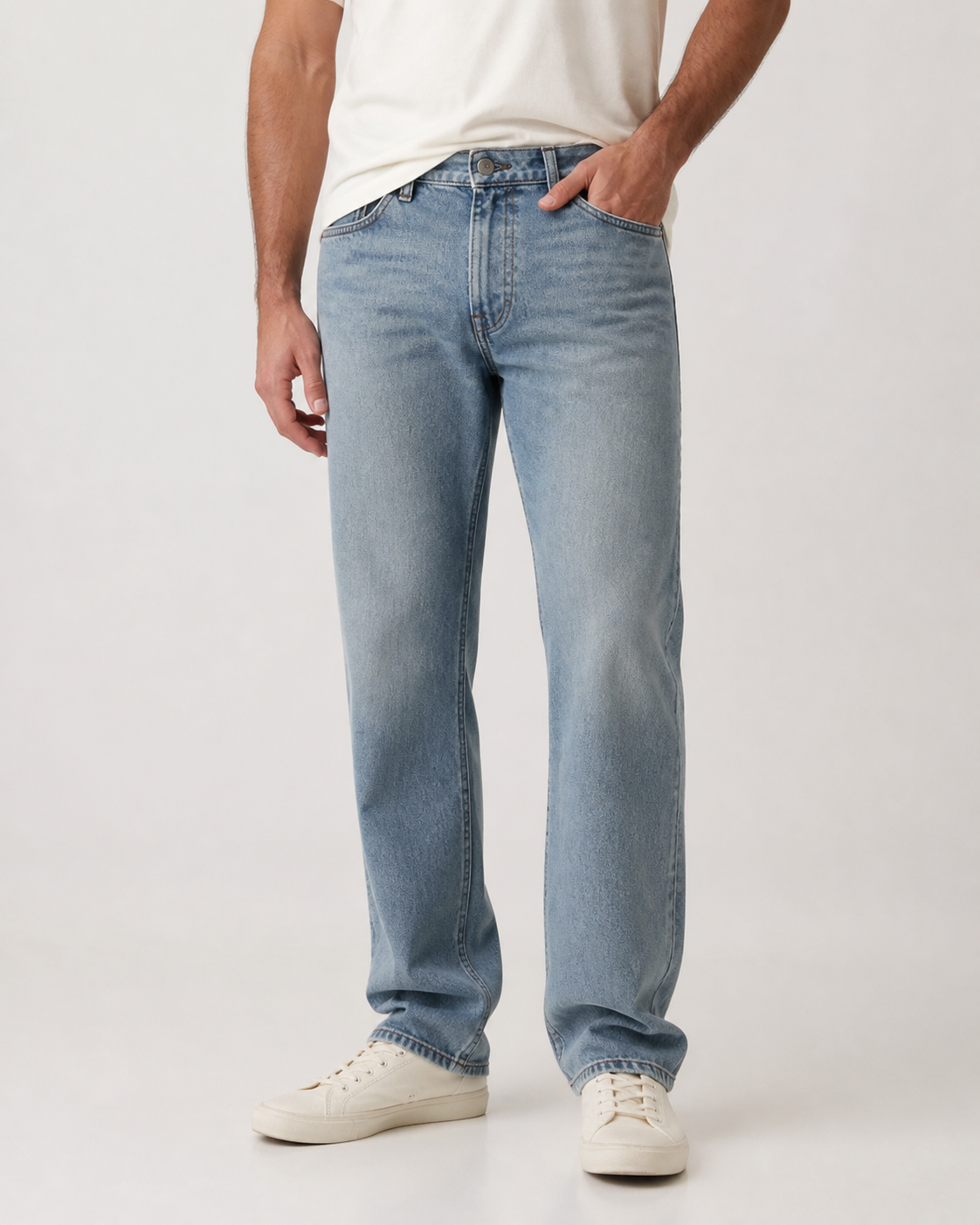 Alto Way Classic-Fit Everyday Pant - Light Wash Denim